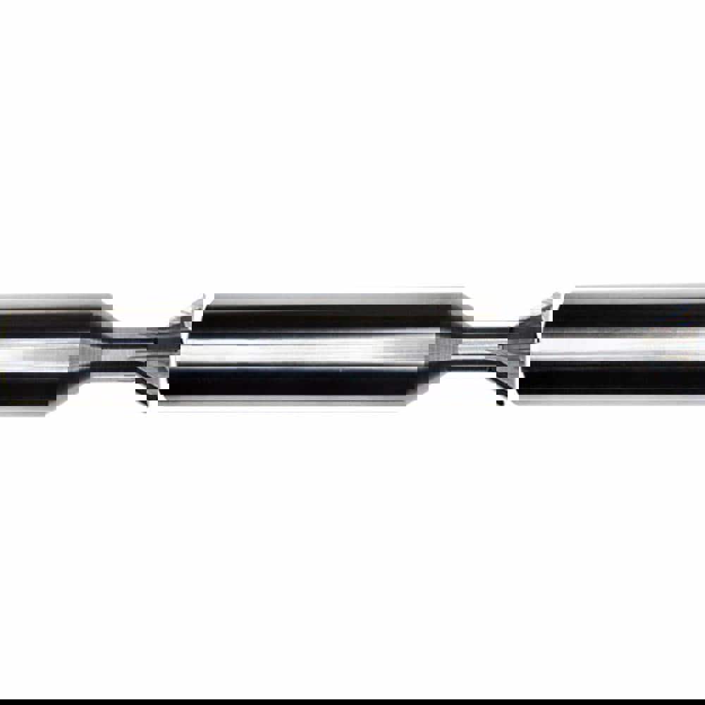 Dovetail Cutters; Included Angle: 60.00 ; Cutter Diameter (Inch): 3/8 ; Cutter Diameter (Decimal Inch): 0.3750 ; Cutting Width (Decimal Inch): 0.1800 ; Cutter Material: Solid Carbide ; Weldon Flat: No